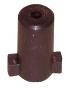 Details der direkten Kupplungen - Nasenträger - Kupplungsherz Länge 30 schwarz- DIFF - 601028  - (X6)