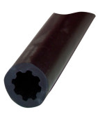 Halbelastische Kupplung - Profilgummi - Tetramuffe Weiches Gummi- DIFF - 601100