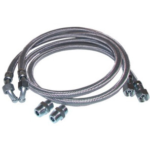 Ölschlauch 2 x flexible gebogen 1000mm avec 2 raccords- DIFF - 602161