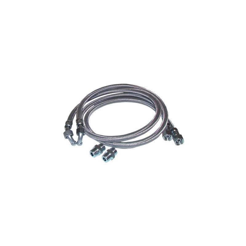 Ölschlauch 2 x flexible gebogen 1000mm avec 2 raccords- DIFF - 602161
