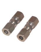 Gerades Rohr 6mm x Rohr 6mm- DIFF - 602866  - (X2)