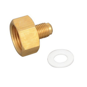 Flaschenanschluss M1/4" flare x F18 x 150- DIFF - 609002