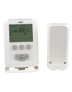 Programmierbarer Raumthermostat HAGER radio EK560 mit Batterien LR3- HAGER - EK560 Programmierbarer Raumthermostat HAGER radio EK560 mit Batterien LR3- HAGER - EK560