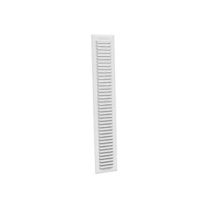 Gitter mit Schutzdach aus vorlackiertem Aluminium weiß GA BL 140 x 240 GAM- ANJOS - 6774
