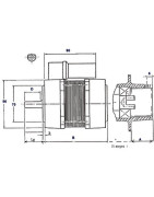 Motor AACO 60.2.110.32M- DIFF - 702107