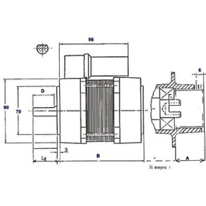 Motor AACO 60.2.110.32M- DIFF - 702107
