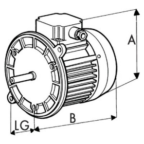 Brennermotor Typ 135 2 370 TV- DIFF - 702382