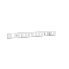 Verschließbares Gitter aus vorlackiertem weißem Aluminium GO BL 400 x 30- ANJOS - 7121