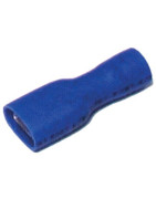 Kabelschuhe PTFE weiblich isoliert Ø 6.35- DIFF - 802128  - (X50)