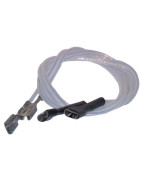 Standard Hochspannungskabel Hochspannungskabel PTFE Ø 2.5mm Flachsteckhülse 2,8- DIFF - 802222  - (X2)