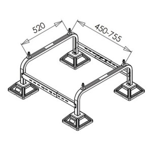 Support au sol pour groupe extérieur M- DIFF - 806032