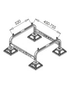 Support au sol pour groupe extérieur M- DIFF - 806032