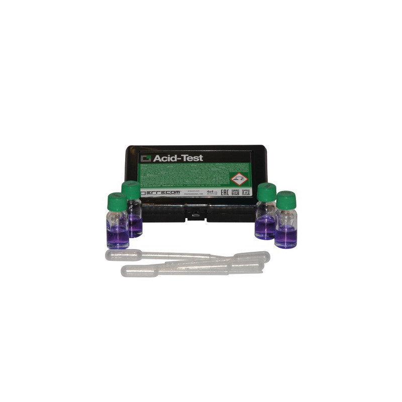 Acid test - Kit 4 pz acid test olio per sistemi HAVC&R- DIFF - 806091