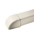 Embout 110x75 blanc pur 9010- DIFF - 806368  - (X6)