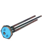 Panzer-Heizelement mit Gewinde 1"1/4 Typ ECB3 2500W- DIFF - 807325