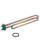 Panzer-Heizelement mit Flansch Ø 48mm Typ ECB4 2500W- DIFF - 807341