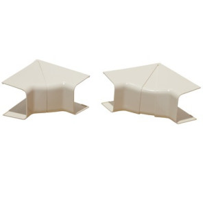 Angle intérieur réglable 80x60 blanc crème 9001- DIFF - 807710  - (X4)