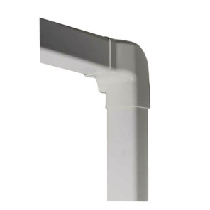 Angle vertical droit 80x60 blanc crème 9001- DIFF - 807715  - (X4)