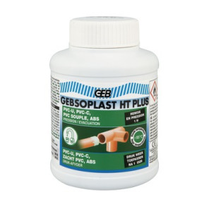Colle PVC rigide GEBSOPLAST HT PLUS 250ML- GEB - 504855