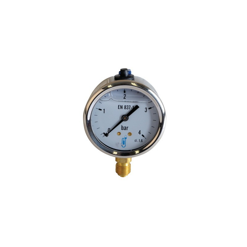 Druckmesser Heizöl Wasser Luft Druckmesser Glyzerin 0-4 bar Durchmesser 63mm- DIFF - 901401