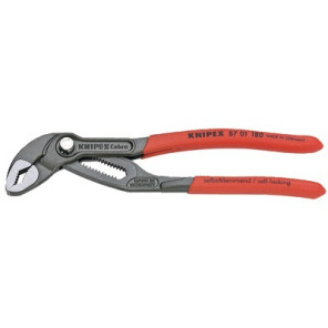 KNIPEX Cobra® Hightech-Wasserpumpenzange, Länge 180 mm- KNIPEX - 87 01 180