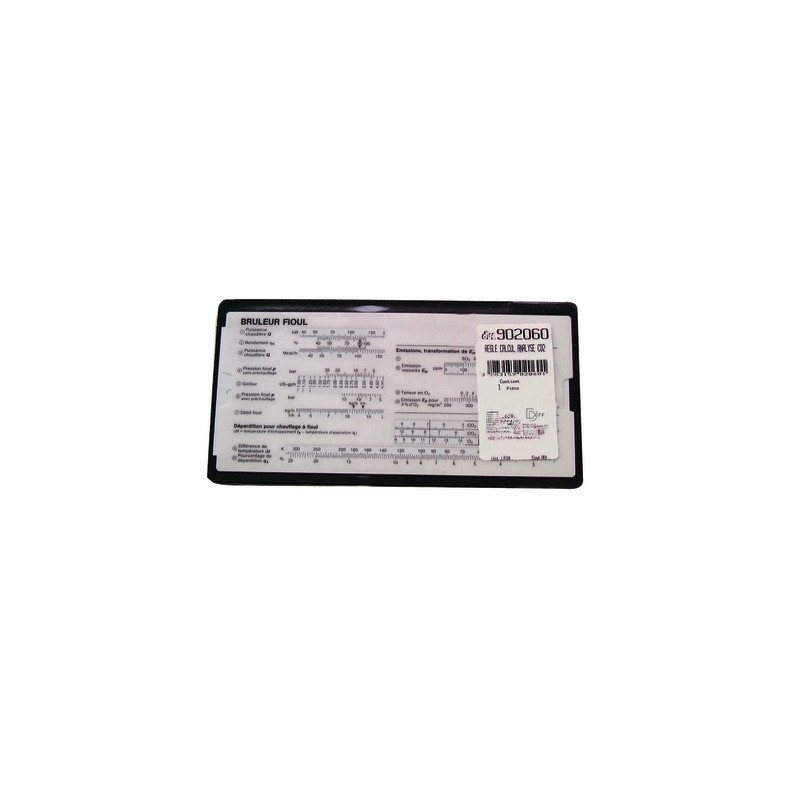 Règle calcul analyse CO2- DIFF - 902060