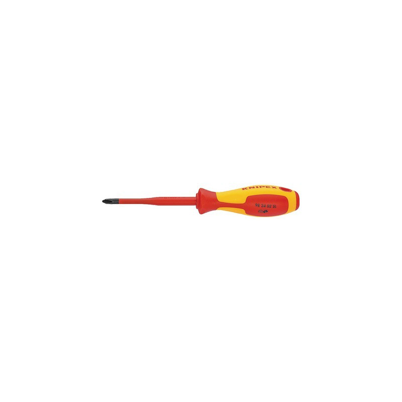 Schraubendreher (Slim) PlusMinus Phillips®, PH1- KNIPEX - 98 24 01 SLS