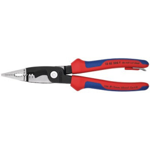 Elektriker-Multifunktionszange mit Absturzsicherung- KNIPEX - 13 82 200 T