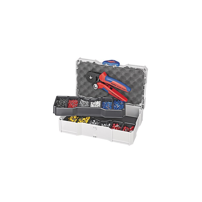 Assortiment de sertissages pour embouts de câble- KNIPEX - 97 90 09