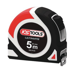 Mètre à ruban Bi-matière ULTIMATE 5mx25 mm- KS TOOLS - 302.0133