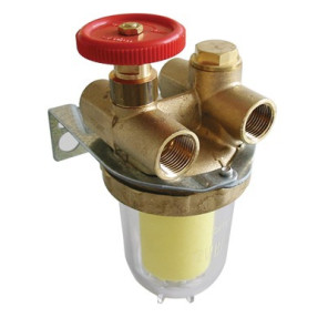 Zwei Leitungen mit Absperrhahn IG1/2" Sieb Siku- OVENTROP - 2120261+2127500
