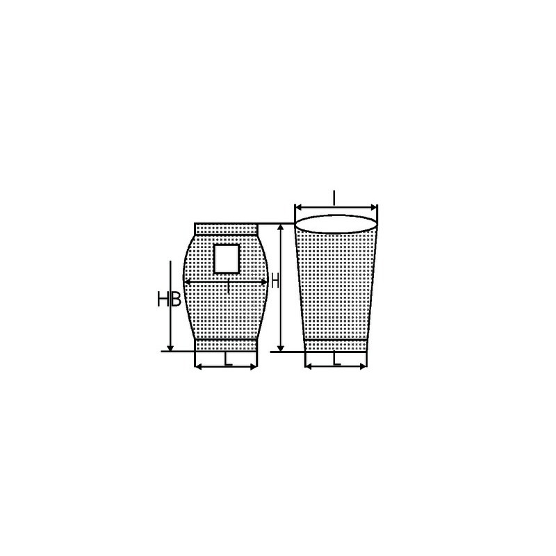 Saugersack H 400- DIFF - 904100  - (X10)