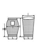 Saugersack H 400- DIFF - 904100  - (X10)