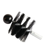 Écouvillon nylon haute température poêle à pellets Ø200mm- DIFF - 904188