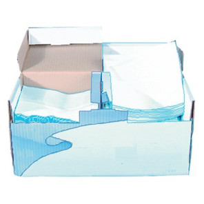 Papier-Wischtücher Vlies (Kiste mit 200 Blättern)- DIFF - 904625  - (X200)