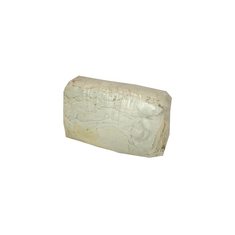 Chiffon d'essuyage coton blanc 1kg- ISOCLEAR - 904717