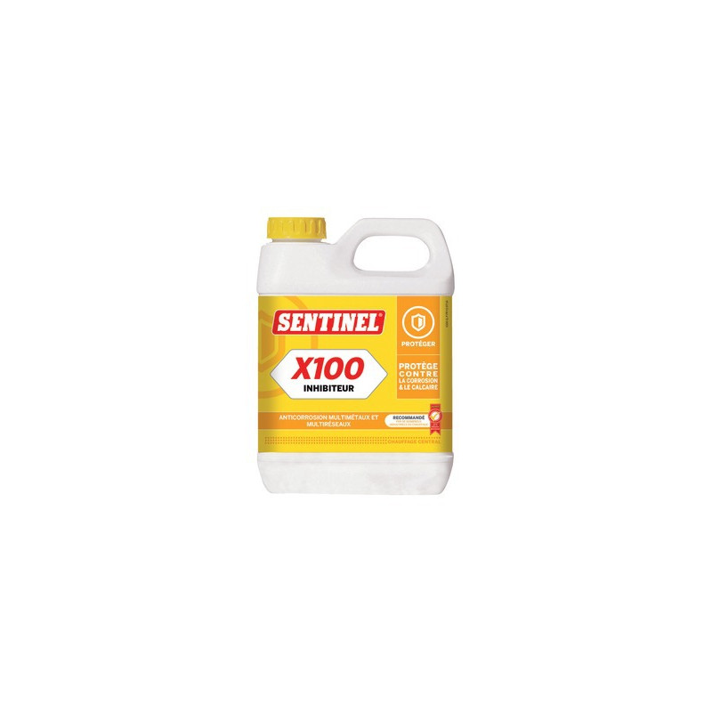 Inhibiteur X100 - 1 bidon de 1l- SENTINEL - X100L-12X1L-EXPB