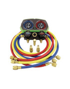 Manifold 2V alu + flexibles R32 R134A R410A R407C- SUPER STARS - ST-B268