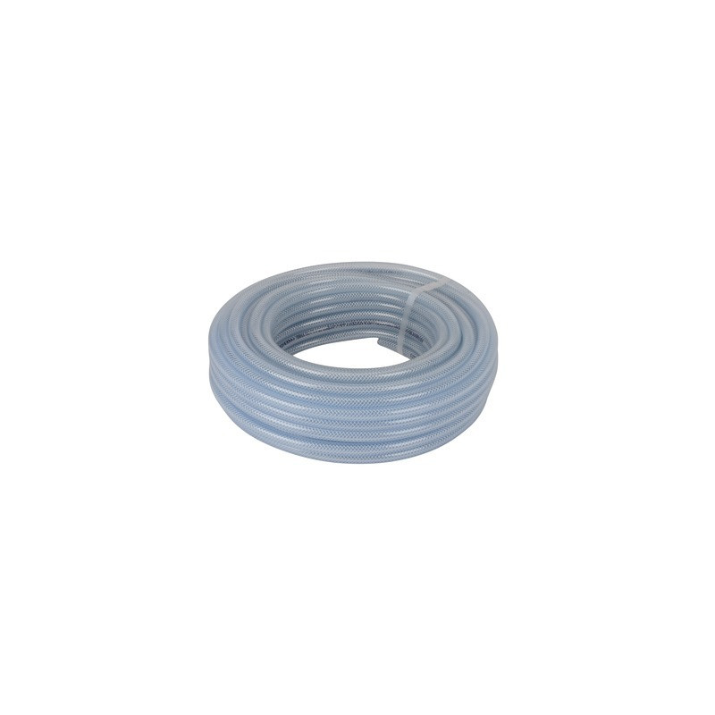 Tube transparent armé Ø intérieur 10mm (rouleau 25m)- DIFF - 905534