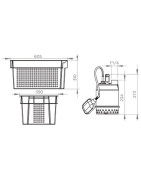 Pompe vide-cave submersible Kit d'Urgence SANISUB STEEL- SFA - SANISUBSTEEL-101