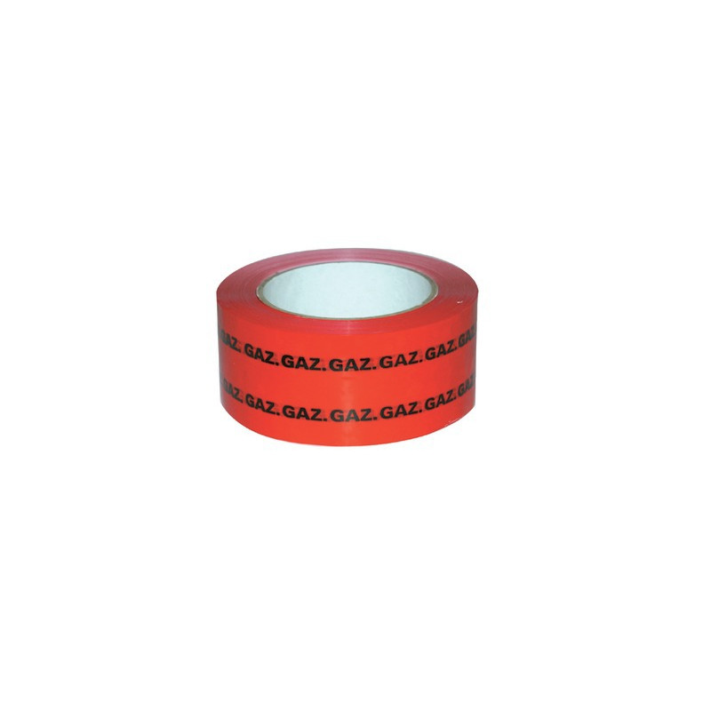 Klebeband Klebeband PVC rot Gas (50mm x 100m)- DIFF - 907113