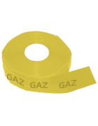 Klebeband Klebeband PVC gelb Gas (50mm x 60m)- DIFF - 907117