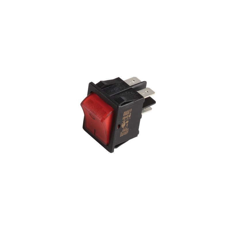 Interrupteur bipolaire lumineux rouge- DE DIETRICH - 95325090