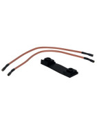 Cable d'allumage lg.280mm (2x)- DE DIETRICH CHAPPEE - 97955556 - (X2) Cable d'allumage lg.280mm (2x)- DE DIETRICH CHAPPEE - 97955556 - (X2)