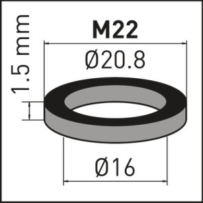 Joint d'aérateur M22- NEOPERL - 78136096  - (X10)
