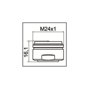 Aérateur M22x1 PCA® SPRAY SLC®- NEOPERL - 70581498