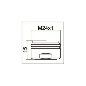 Aérateur M24x1 NEOSTRAHL®- NEOPERL - 10965198