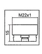 Adaptateur pour aérateur CLINIC SNAP M22x1- NEOPERL - 1437190