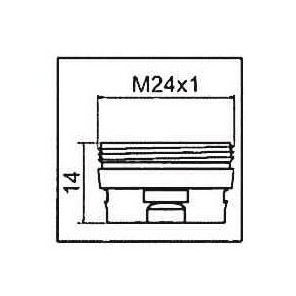 Adaptateur pour aérateur CLINIC SNAP M24x1- NEOPERL - 1437290