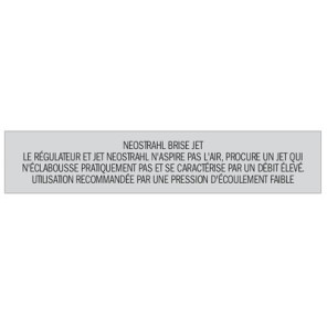 Brise jet plastique F22x100- DIFF - 99042  - (X10)